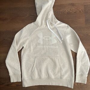 Under Armour Heathered Oatmeal Loose Hoodie NWOT